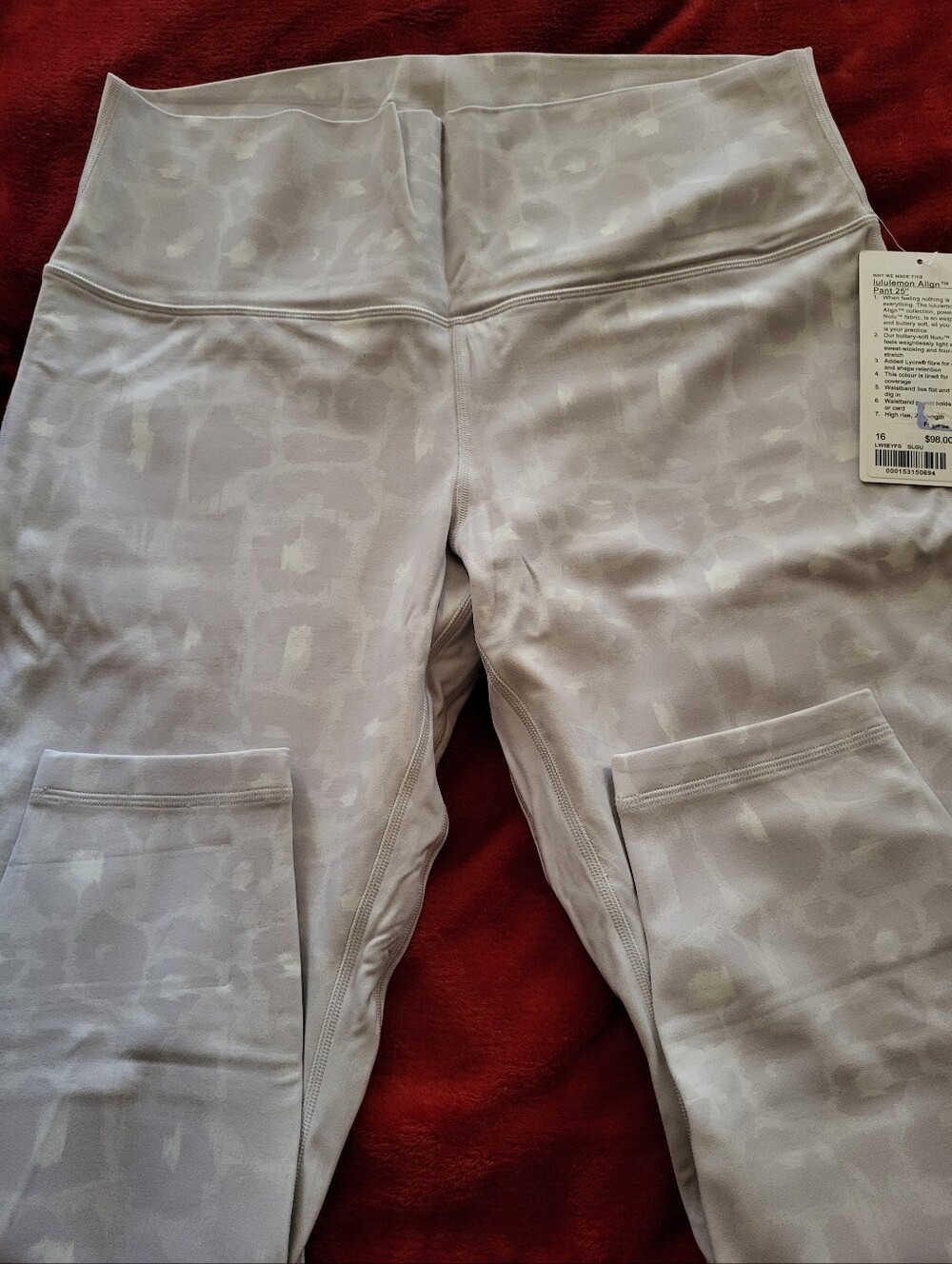 lululemon athletica Align High-Rise Leggings~25"~Antique Leopard Print~16~NWT.